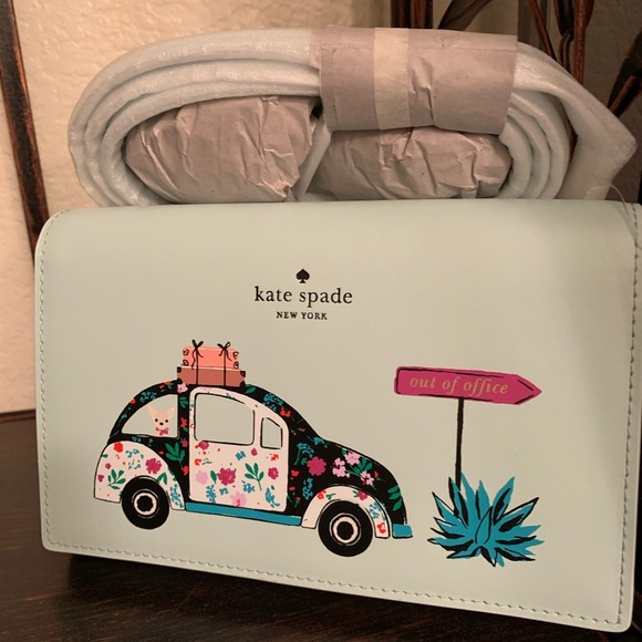 Winni Kate Spade crossbody new horizons blue - Picture 2 of 8